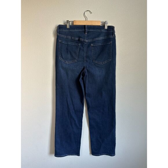 NYDJ Women's Dark Wash Bailey Relaxed Fit Mid Rise Shaping Mom Jeans Size 8 - Picture 3 of 9